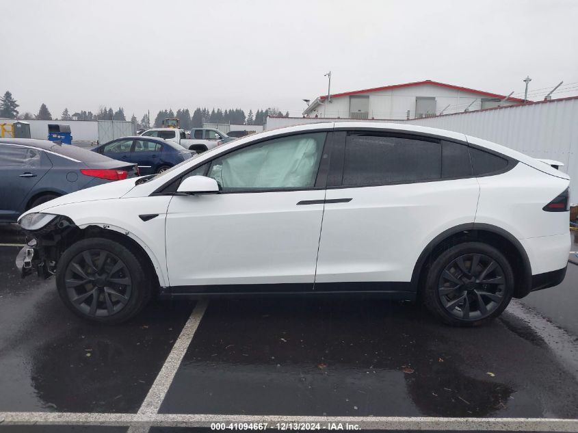 2024 Tesla Model X Long Range VIN: 7SAXCDE53RF454066 Lot: 41094667