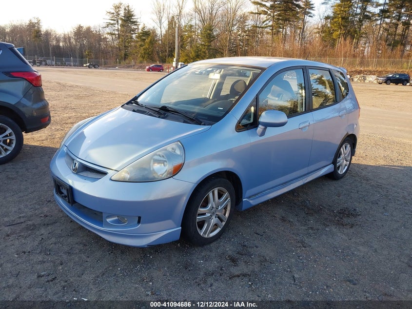 2008 HONDA FIT VIN: JHMGD38638S039015