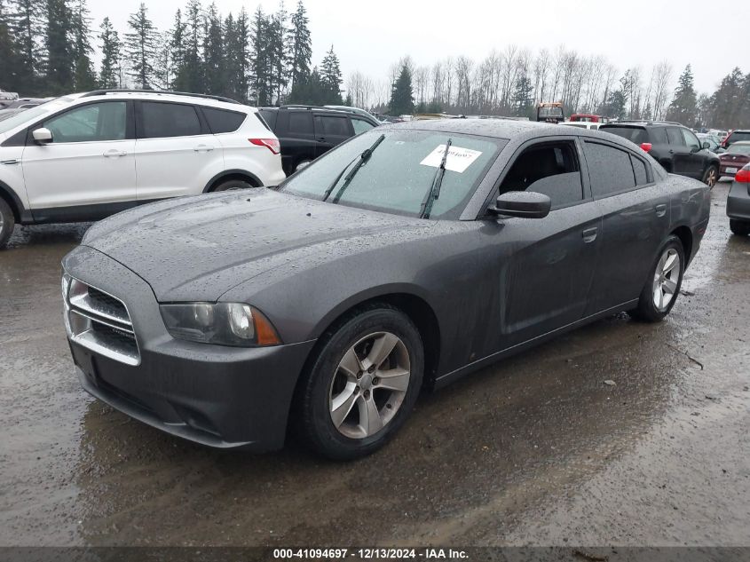 VIN 2C3CDXBG5DH706374 2013 Dodge Charger, SE no.2