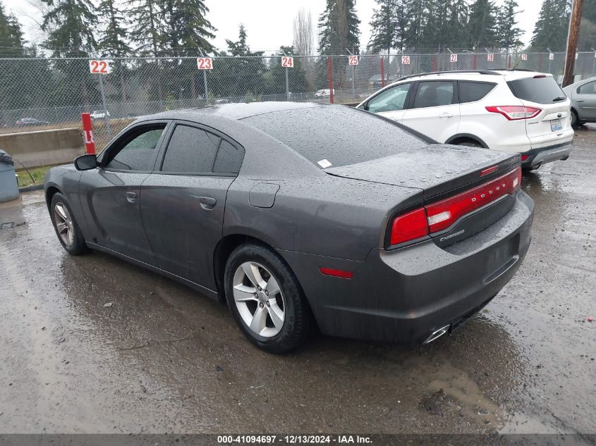 VIN 2C3CDXBG5DH706374 2013 Dodge Charger, SE no.3