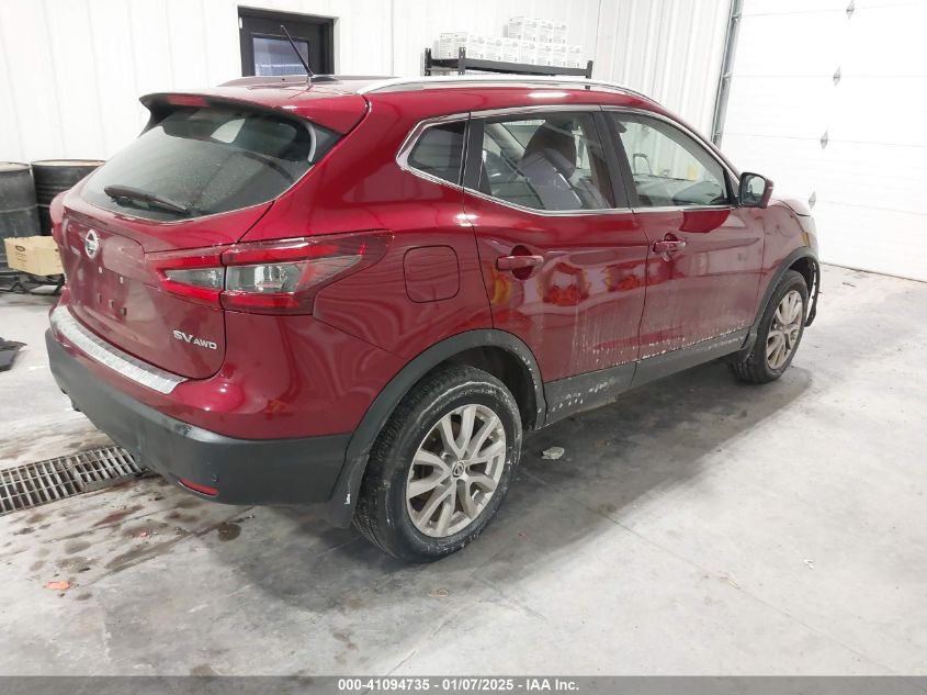 VIN JN1BJ1BW8MW448442 2021 Nissan Rogue, Sport Sv A... no.4