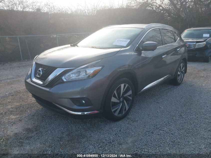 VIN 5N1AZ2MH3HN125820 2017 Nissan Murano, Platinum no.2