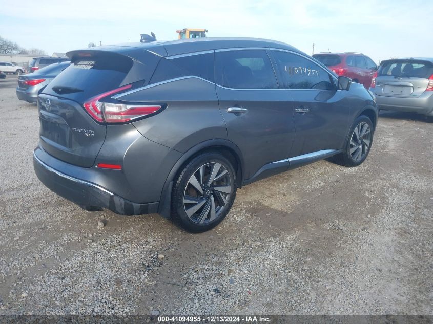 VIN 5N1AZ2MH3HN125820 2017 Nissan Murano, Platinum no.4