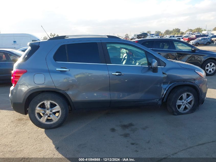 2019 Chevrolet Trax Lt VIN: KL7CJLSB9KB901706 Lot: 41094988