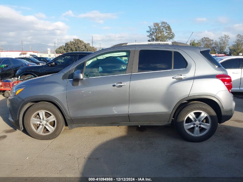 2019 Chevrolet Trax Lt VIN: KL7CJLSB9KB901706 Lot: 41094988