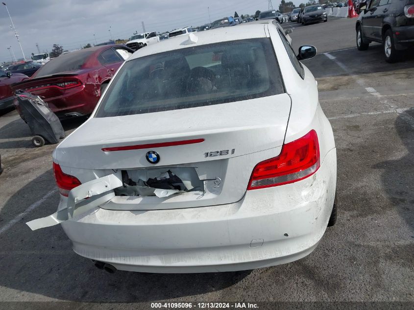 2012 BMW 128I VIN: WBAUP9C57CVL91158 Lot: 41095096