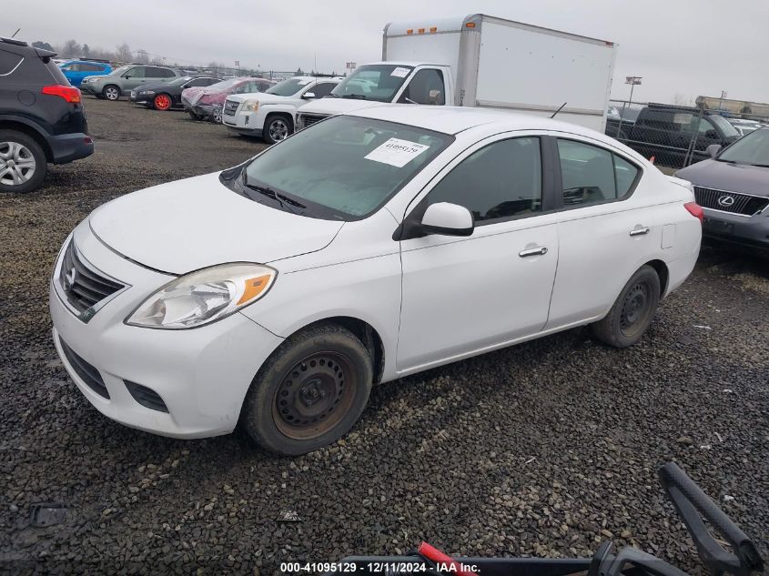 VIN 3N1CN7APXDL881238 2013 NISSAN VERSA no.2