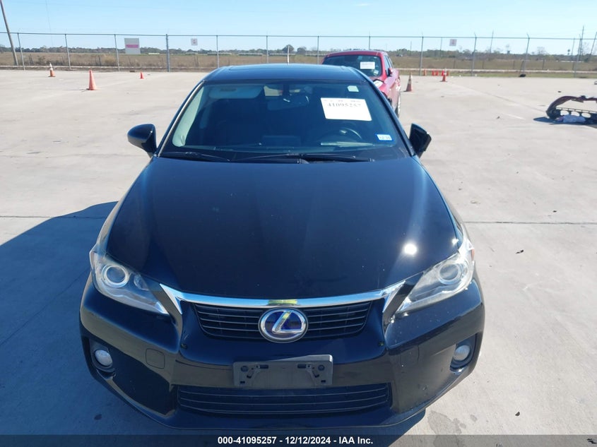2013 LEXUS CT 200H VIN: JTHKD5BH5D2153706