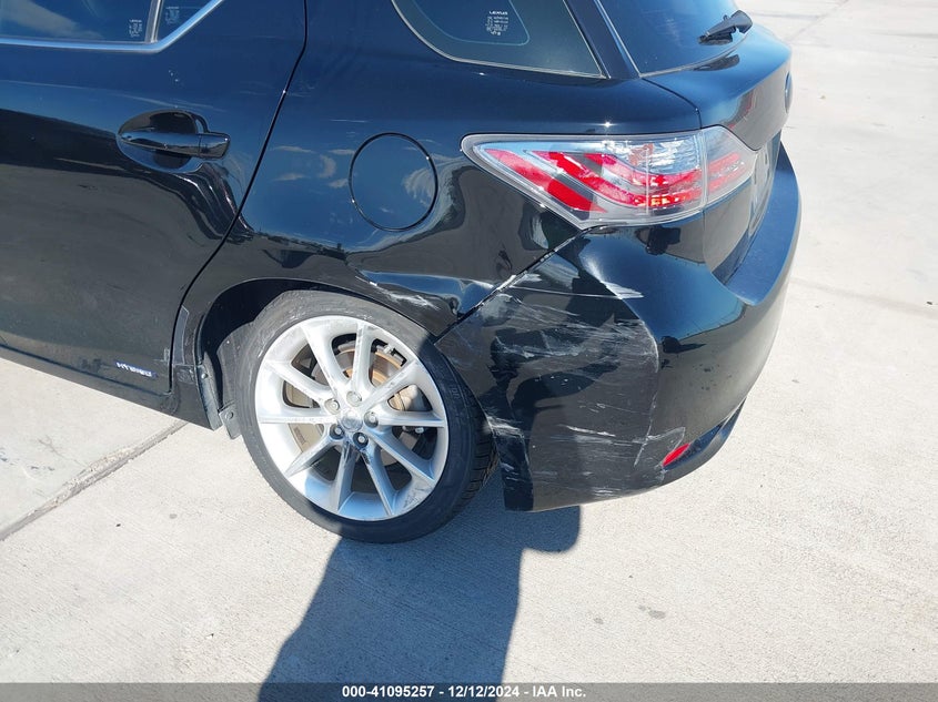 2013 LEXUS CT 200H VIN: JTHKD5BH5D2153706