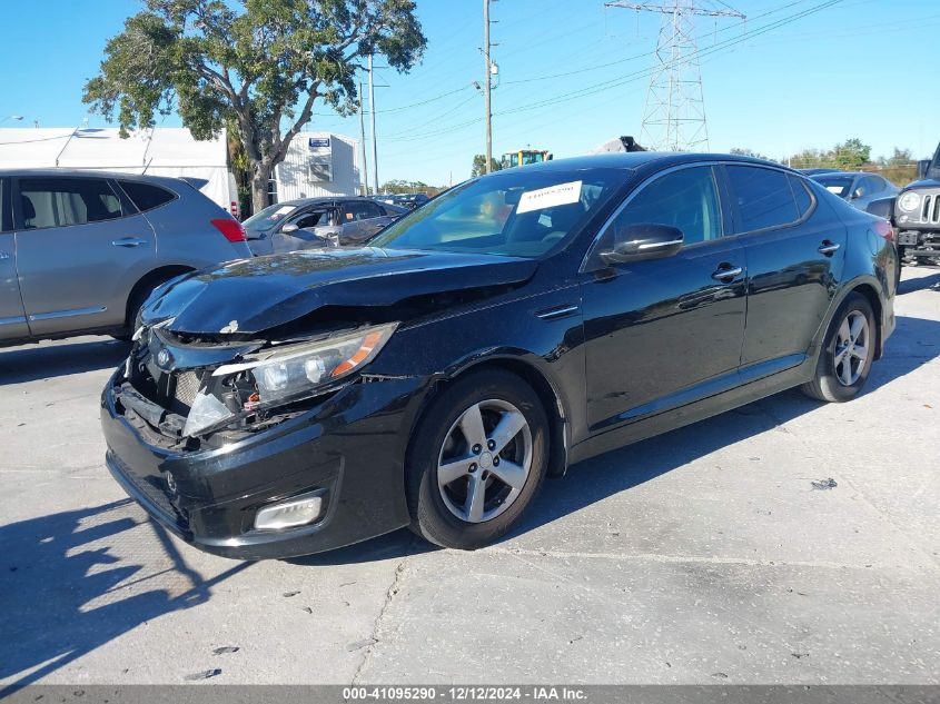 VIN 5XXGM4A79FG429568 2015 KIA OPTIMA no.2