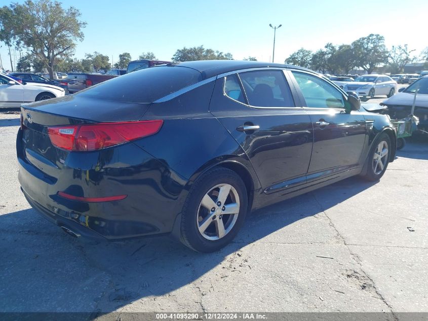 VIN 5XXGM4A79FG429568 2015 KIA OPTIMA no.4