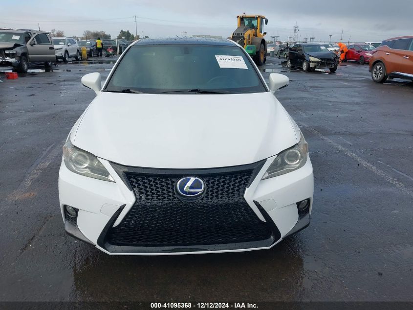 VIN JTHKD5BH2F2229305 2015 Lexus CT, 200H no.12