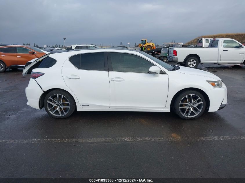 VIN JTHKD5BH2F2229305 2015 Lexus CT, 200H no.13