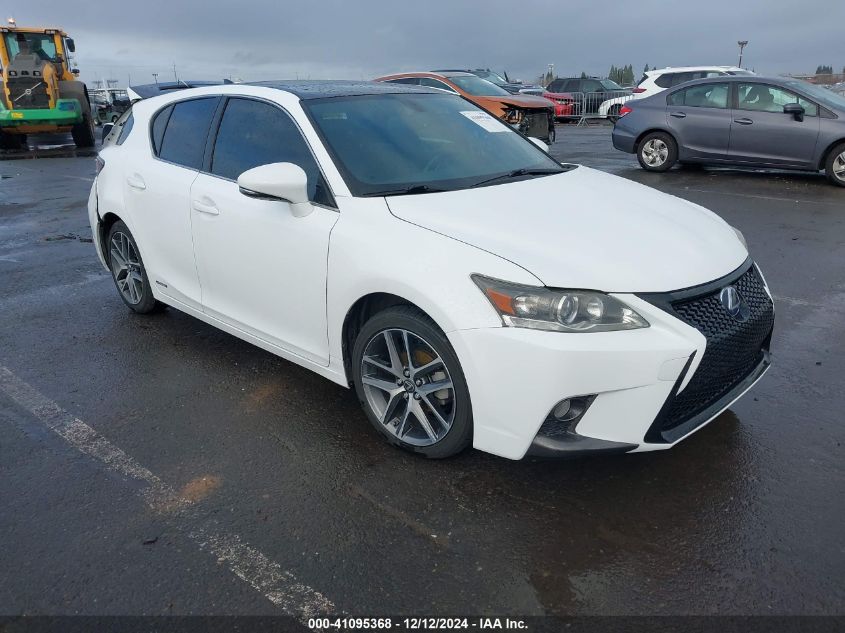 VIN JTHKD5BH2F2229305 2015 Lexus CT, 200H no.1