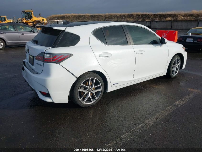 VIN JTHKD5BH2F2229305 2015 Lexus CT, 200H no.4