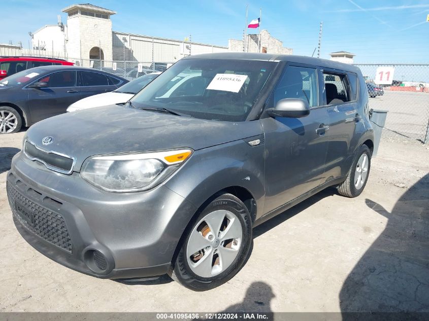 VIN KNDJN2A26E7072126 2014 KIA SOUL no.2