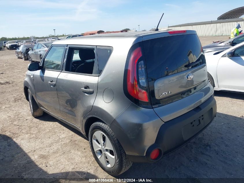 VIN KNDJN2A26E7072126 2014 KIA SOUL no.3