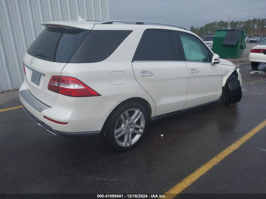 VIN 4JGDA5JB2EA307842 2014 Mercedes-Benz ML 350 no.4