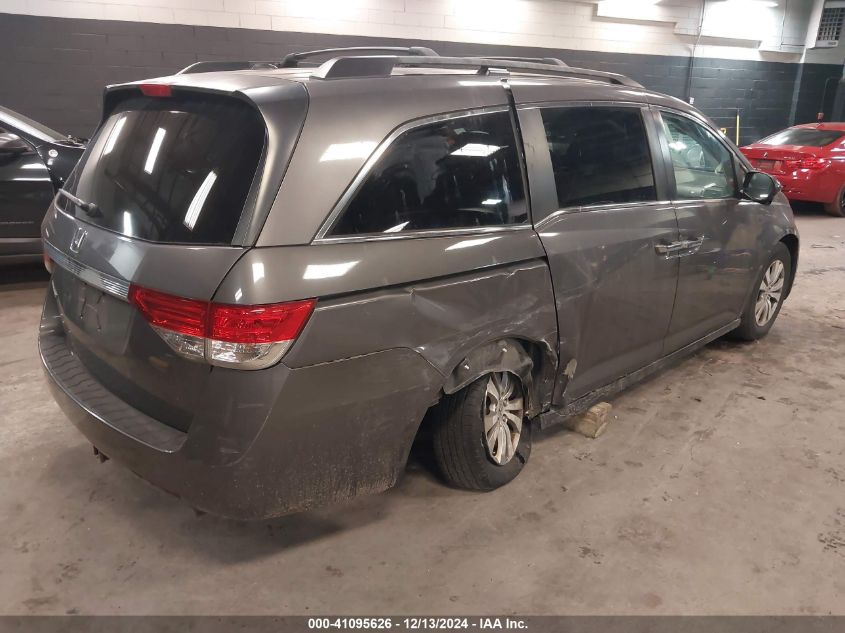 VIN 5FNRL5H69FB128798 2015 Honda Odyssey, Ex-L no.4