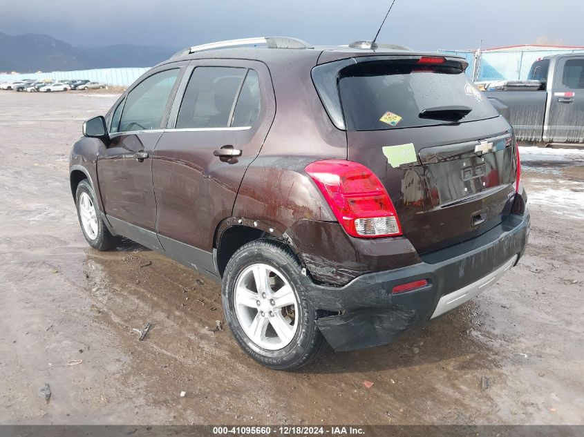 2016 Chevrolet Trax Lt VIN: KL7CJPSB3GB548975 Lot: 41095660