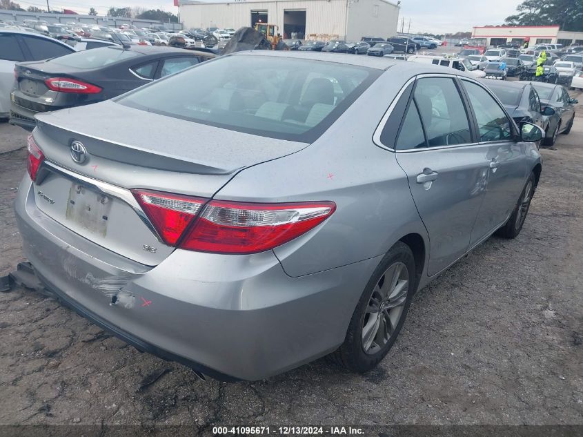 VIN 4T1BF1FK4HU767291 2017 Toyota Camry, SE no.4