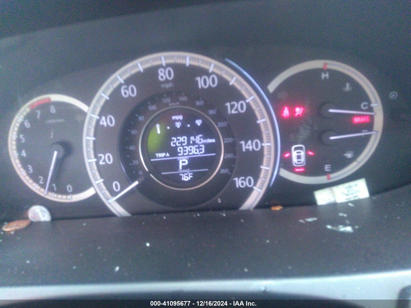2013 HONDA ACCORD VIN: 1HGCR2F8XDA098774
