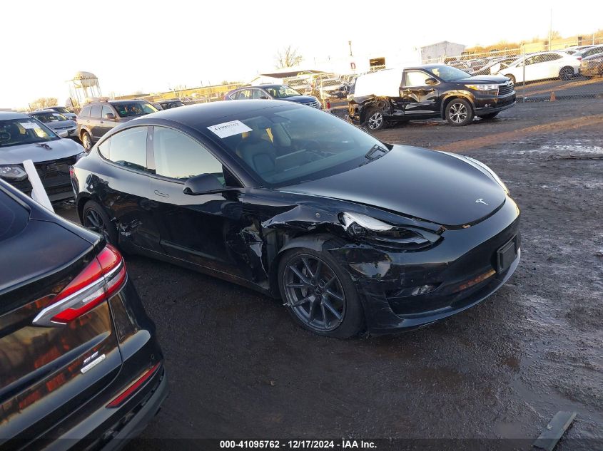 2021 Tesla Model 3 Long Range Dual Motor All-Wheel Drive VIN: 5YJ3E1EB4MF044881 Lot: 41095762