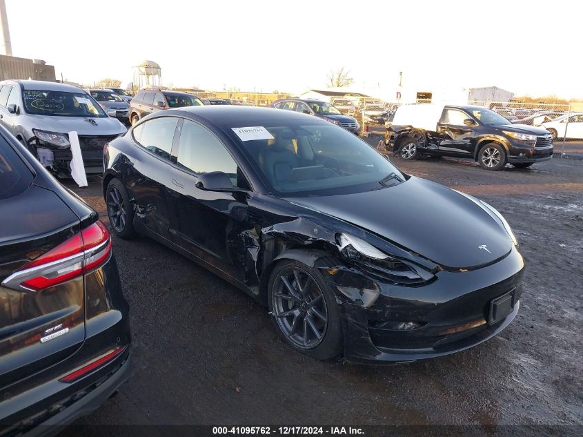 2021 Tesla Model 3 Long Range Dual Motor All-Wheel Drive VIN: 5YJ3E1EB4MF044881 Lot: 41095762