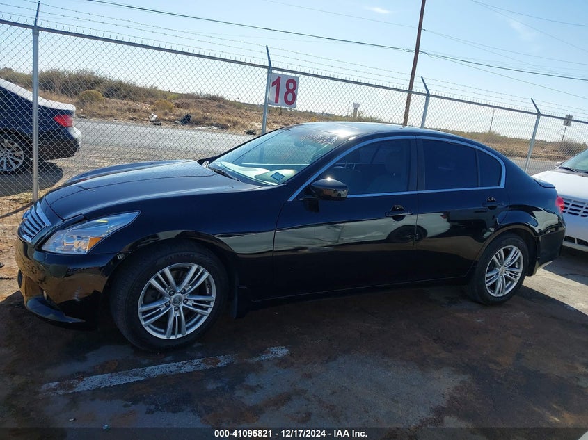 2011 INFINITI G37X VIN: JN1CV6AR6BM357034