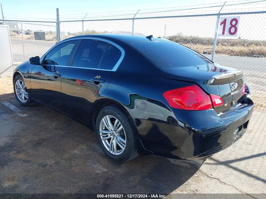 2011 INFINITI G37X VIN: JN1CV6AR6BM357034