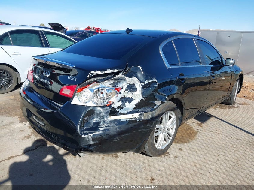 2011 INFINITI G37X VIN: JN1CV6AR6BM357034