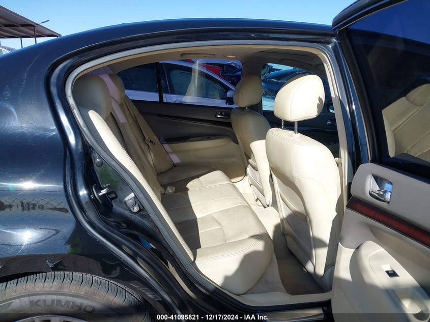 2011 INFINITI G37X VIN: JN1CV6AR6BM357034