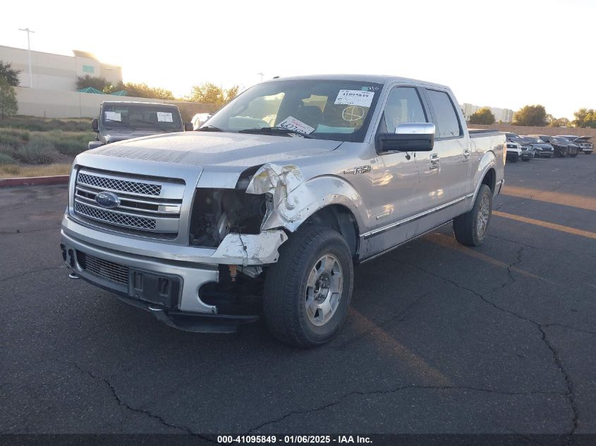 VIN 1FTFW1ET7EFC33119 2014 Ford F-150, Platinum no.2