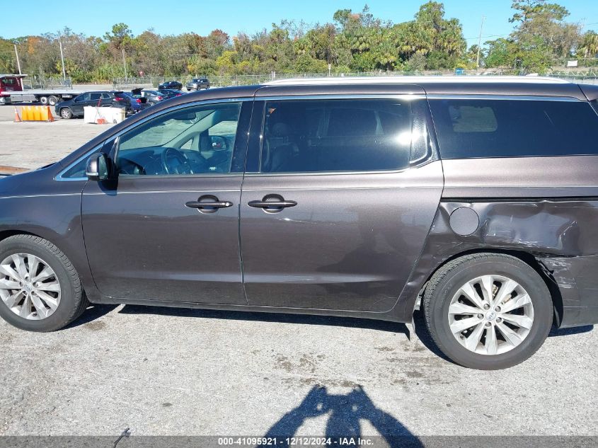 2017 Kia Sedona Ex VIN: KNDMC5C1XH6343255 Lot: 41095921