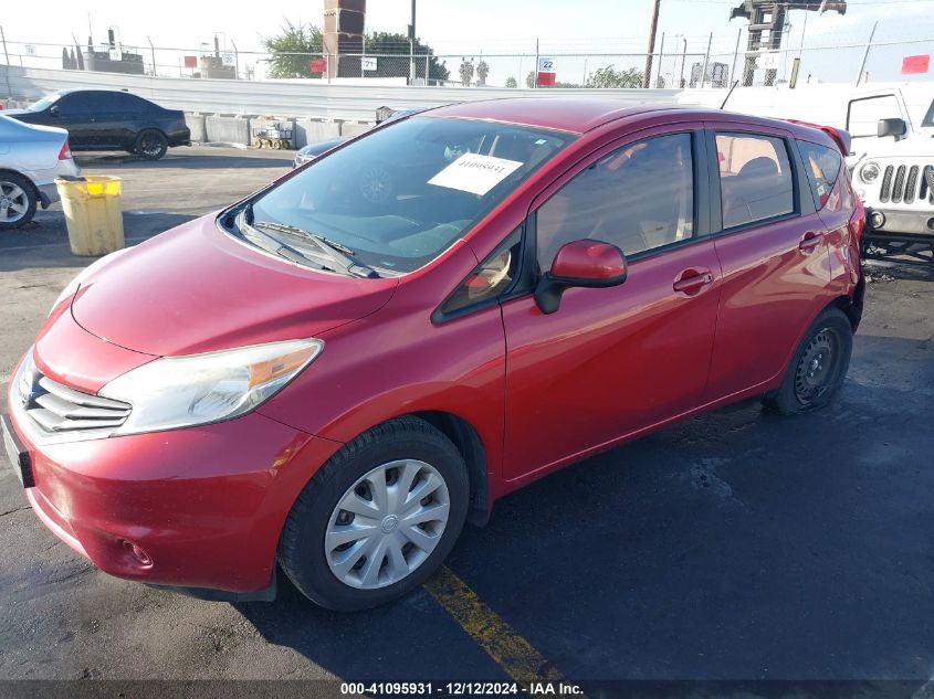 VIN 3N1CE2CP6EL384950 2014 Nissan Versa, Note SV no.2