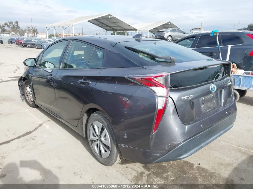 VIN JTDKARFU1J3553275 2018 TOYOTA PRIUS no.3