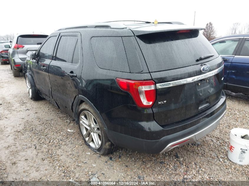 VIN 1FM5K8D82HGD83064 2017 Ford Explorer, Xlt no.15