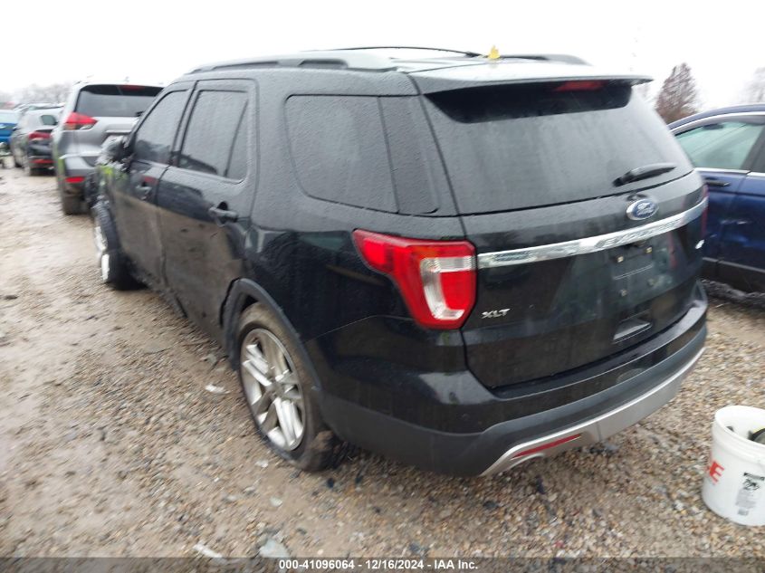 VIN 1FM5K8D82HGD83064 2017 Ford Explorer, Xlt no.3