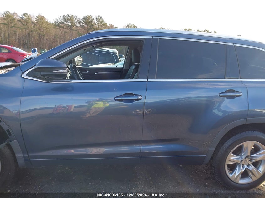 2015 TOYOTA HIGHLANDER LIMITED V6 - 5TDYKRFH4FS104303