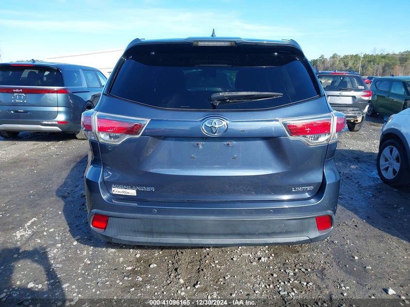 2015 TOYOTA HIGHLANDER LIMITED V6 - 5TDYKRFH4FS104303
