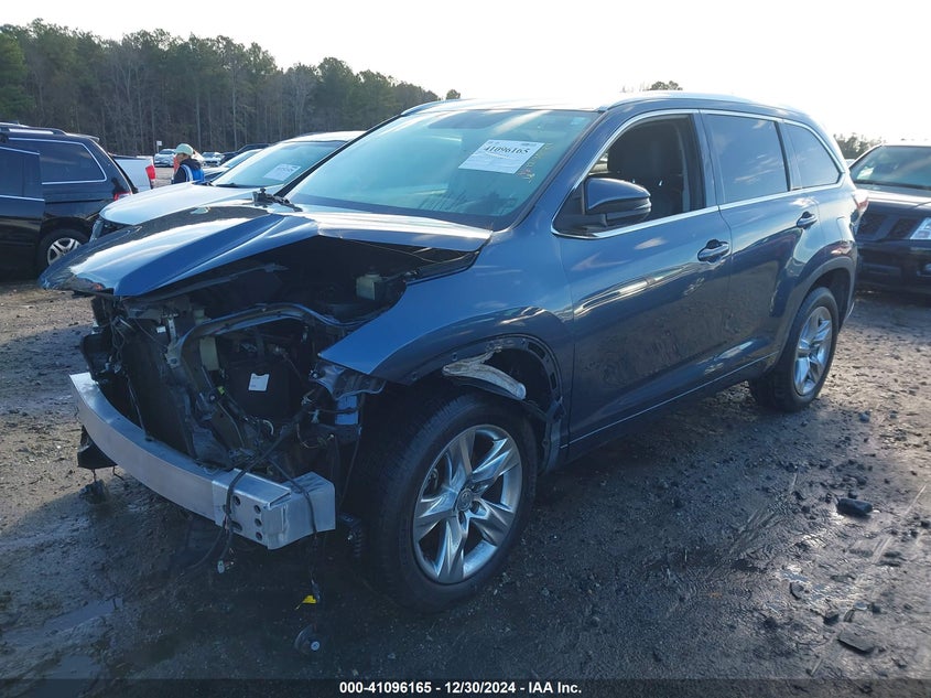 2015 TOYOTA HIGHLANDER LIMITED V6 - 5TDYKRFH4FS104303