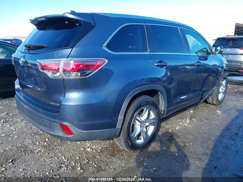 2015 TOYOTA HIGHLANDER LIMITED V6 - 5TDYKRFH4FS104303