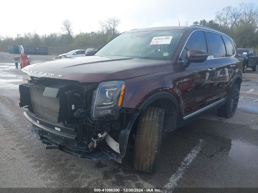 VIN 5XYP64HC1LG004351 2020 KIA TELLURIDE no.2