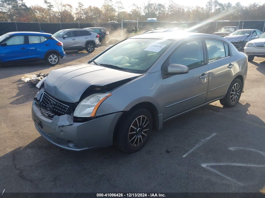2008 NISSAN SENTRA VIN: 3N1AB61E38L696186