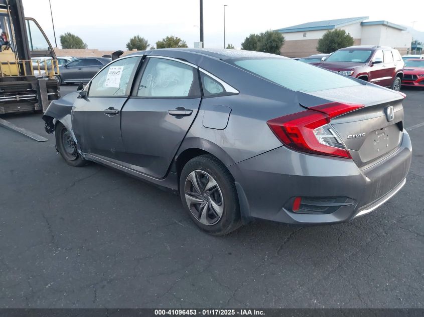 VIN 19XFC2F62LE212127 2020 Honda Civic, LX no.3