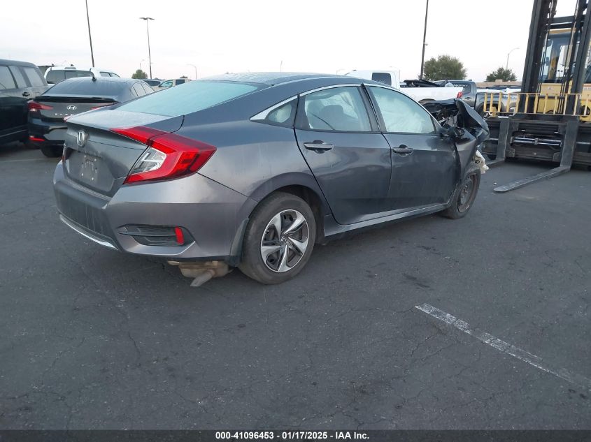 VIN 19XFC2F62LE212127 2020 Honda Civic, LX no.4