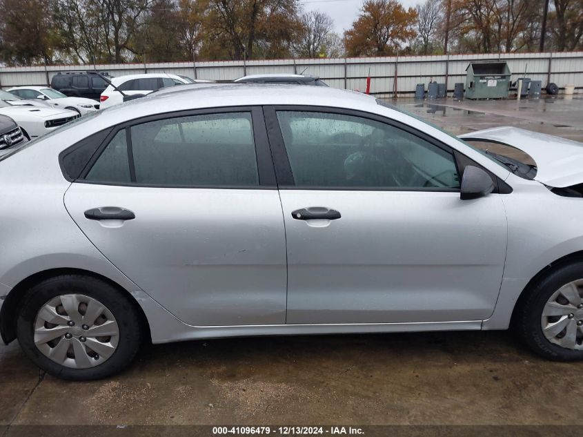 2018 Kia Rio Lx VIN: 3KPA24AB7JE078578 Lot: 41096479