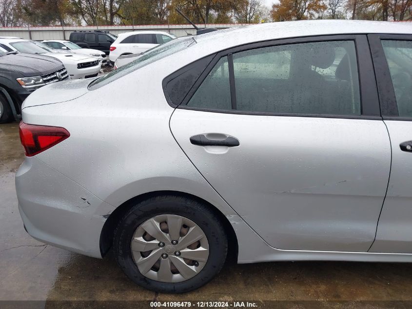 2018 Kia Rio Lx VIN: 3KPA24AB7JE078578 Lot: 41096479