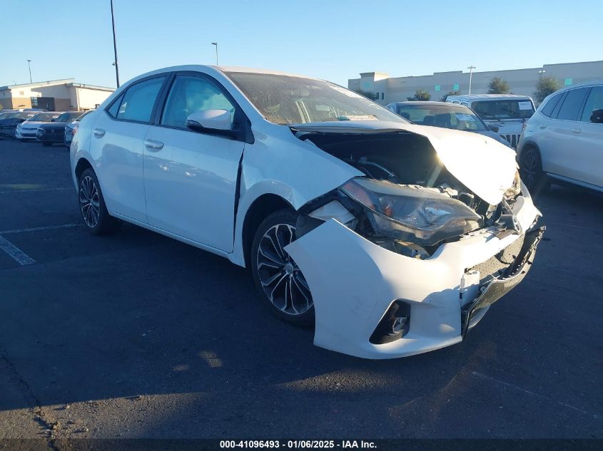 VIN 5YFBURHEXGP366534 2016 Toyota Corolla, S Plus no.1