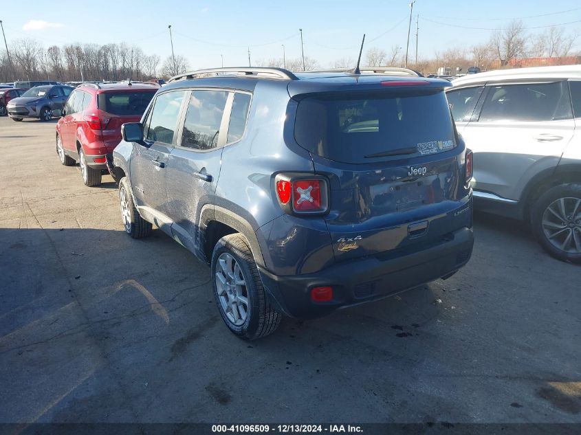 VIN ZACNJDD15MPN33844 2021 Jeep Renegade, Limited 4X4 no.3